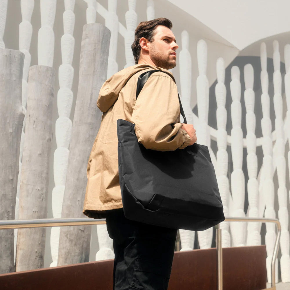 ALPAKA Elements Tote Axoflux 210D, Black/Grey, Large