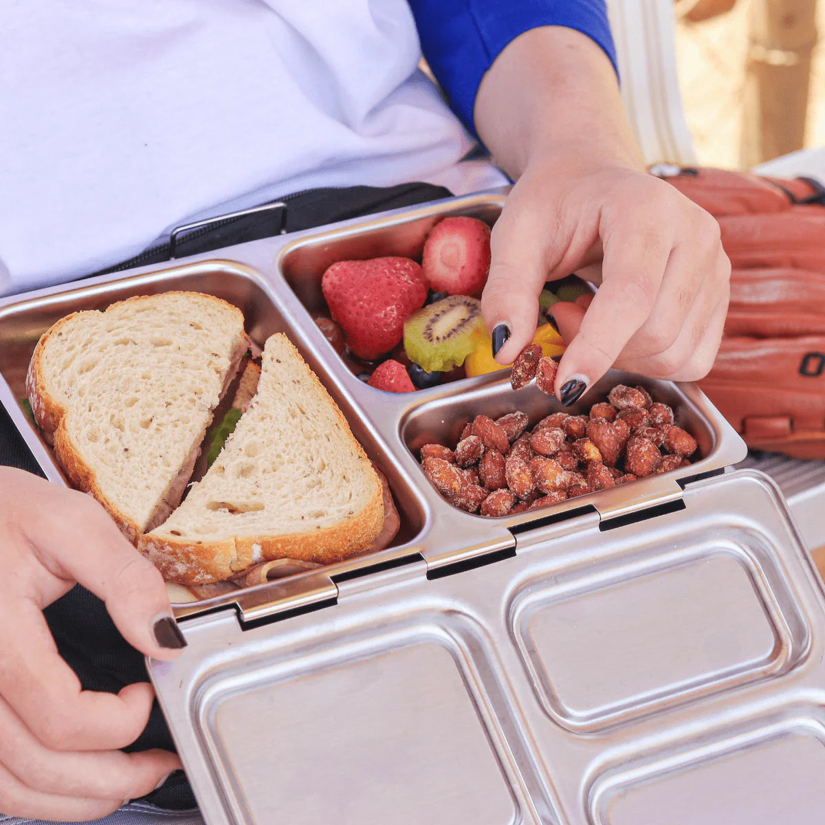 PlanetBox Launch Lunch Box, Stainless Steel