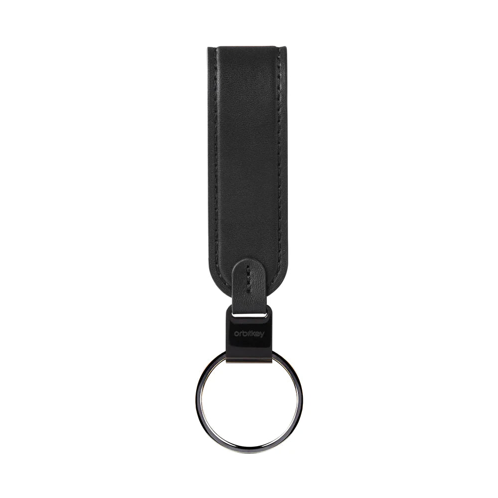 Orbitkey Loop Keychain Leather (Black)