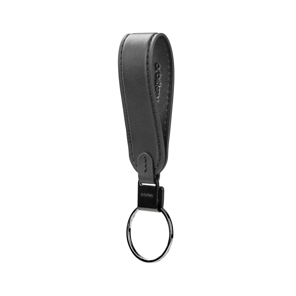 Orbitkey Loop Keychain Leather (Black)