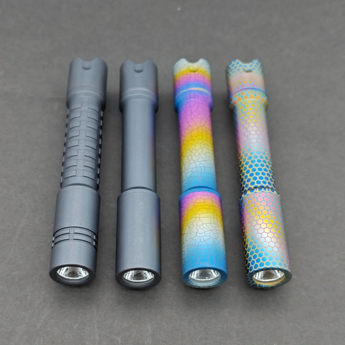 ReyLight Pineapple Mini MK II- Ti anodized, Cracks