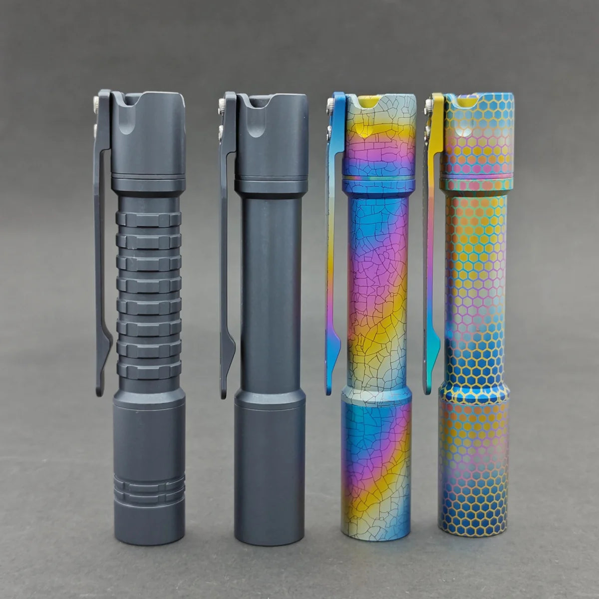 ReyLight Pineapple Mini MK II- Ti anodized, Cracks