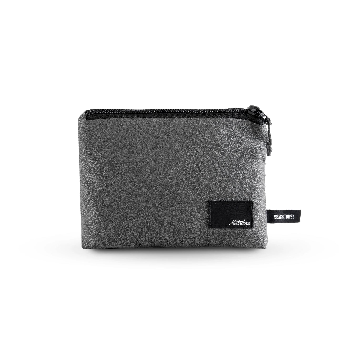 Matador NanoDry Packable Beach Towel, Charcoal