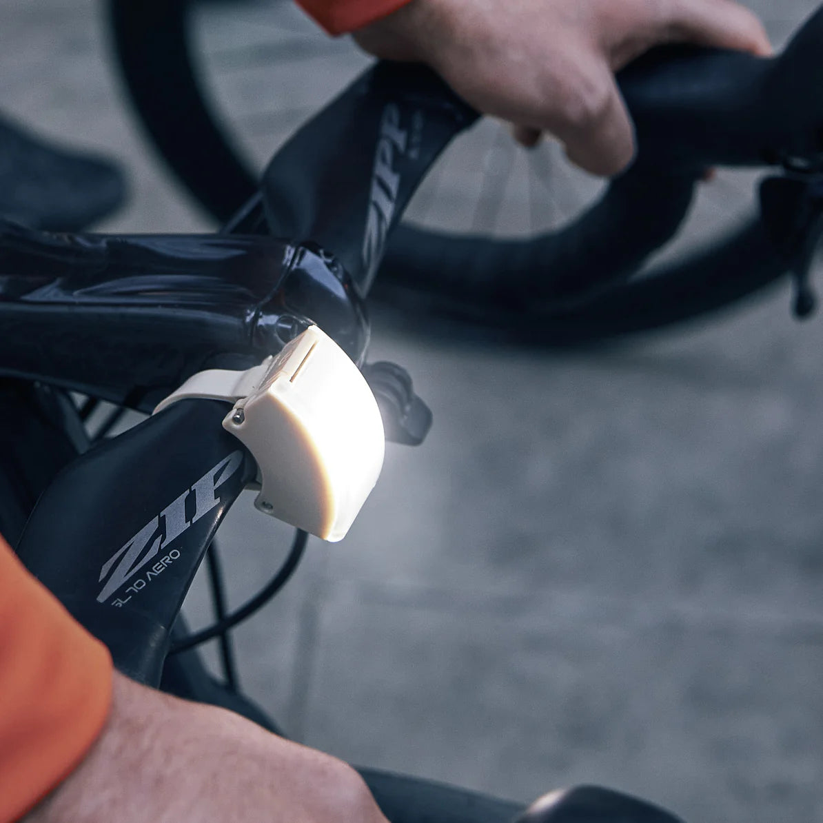 Bookman Urban Visibility Curve Front Bike Light (Award-winning), White