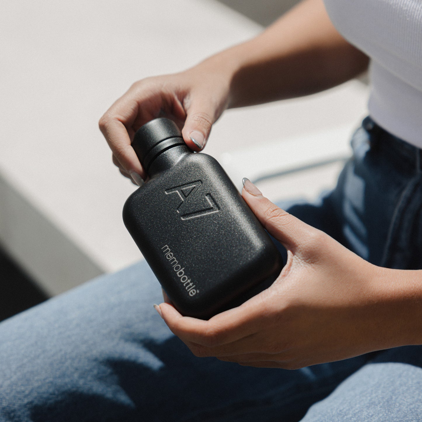 Memobottle™ A7 Stainless Steel Black, 250ml