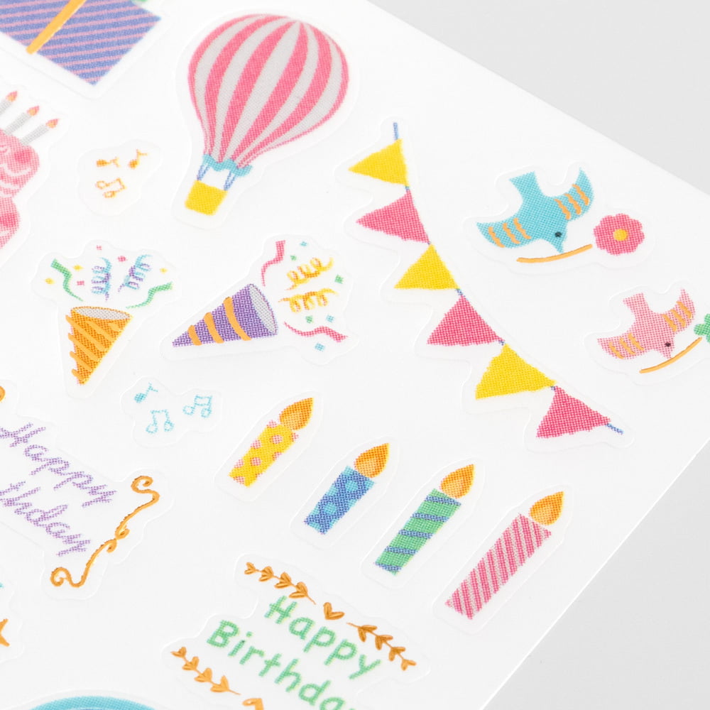 Midori Sticker Anniversary Birthday