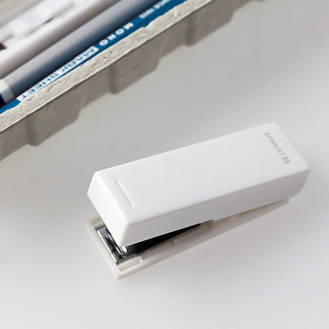 Midori XS Compact Stapler, White
