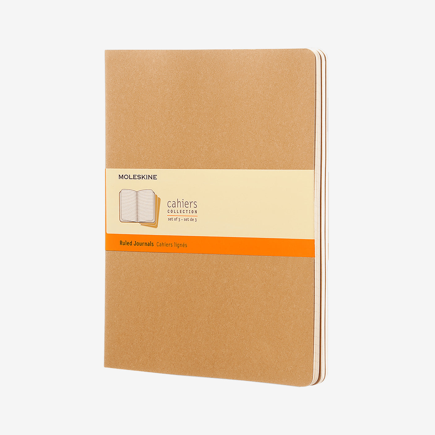 Moleskine Cahier Journal, XL (3-pakk)