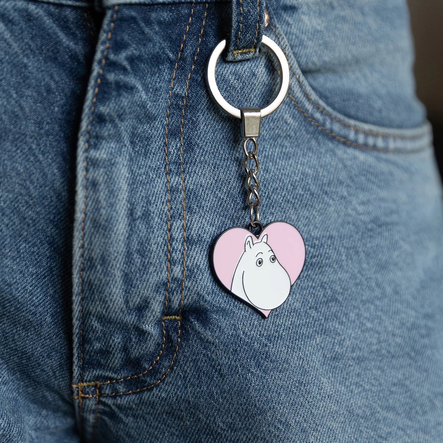 Nordicbuddies Moomin Key Ring, Heart