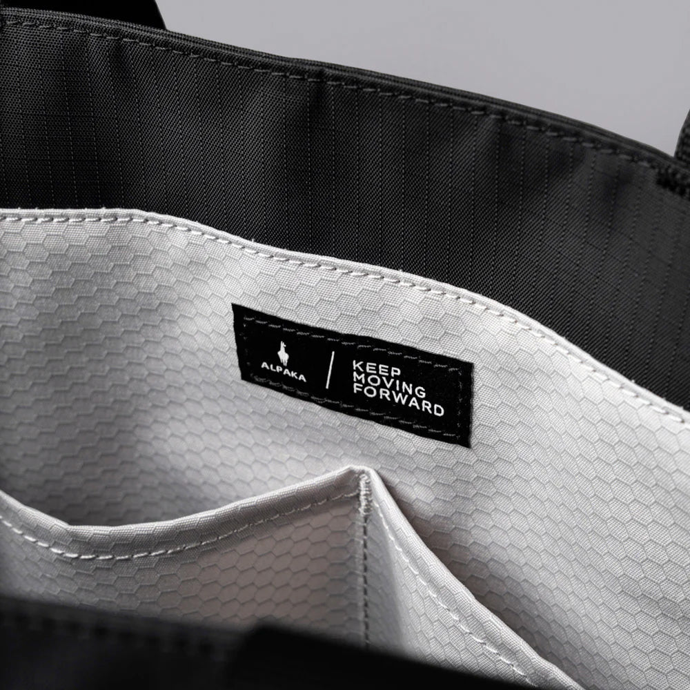 ALPAKA Elements Tote Axoflux 210D, Black/Grey, Medium