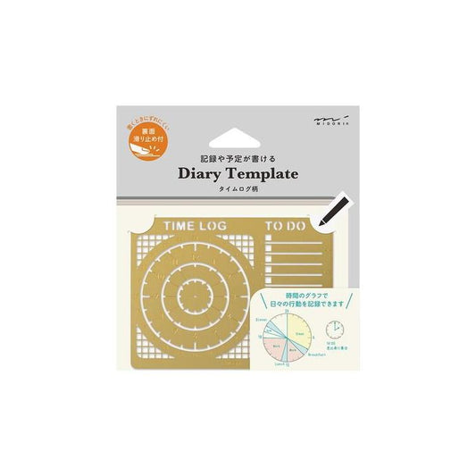 Midori Diary Template Time Log