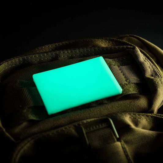 TEC-Accessoires Embrite™ BEACON Morale Patch, Aqua Glow