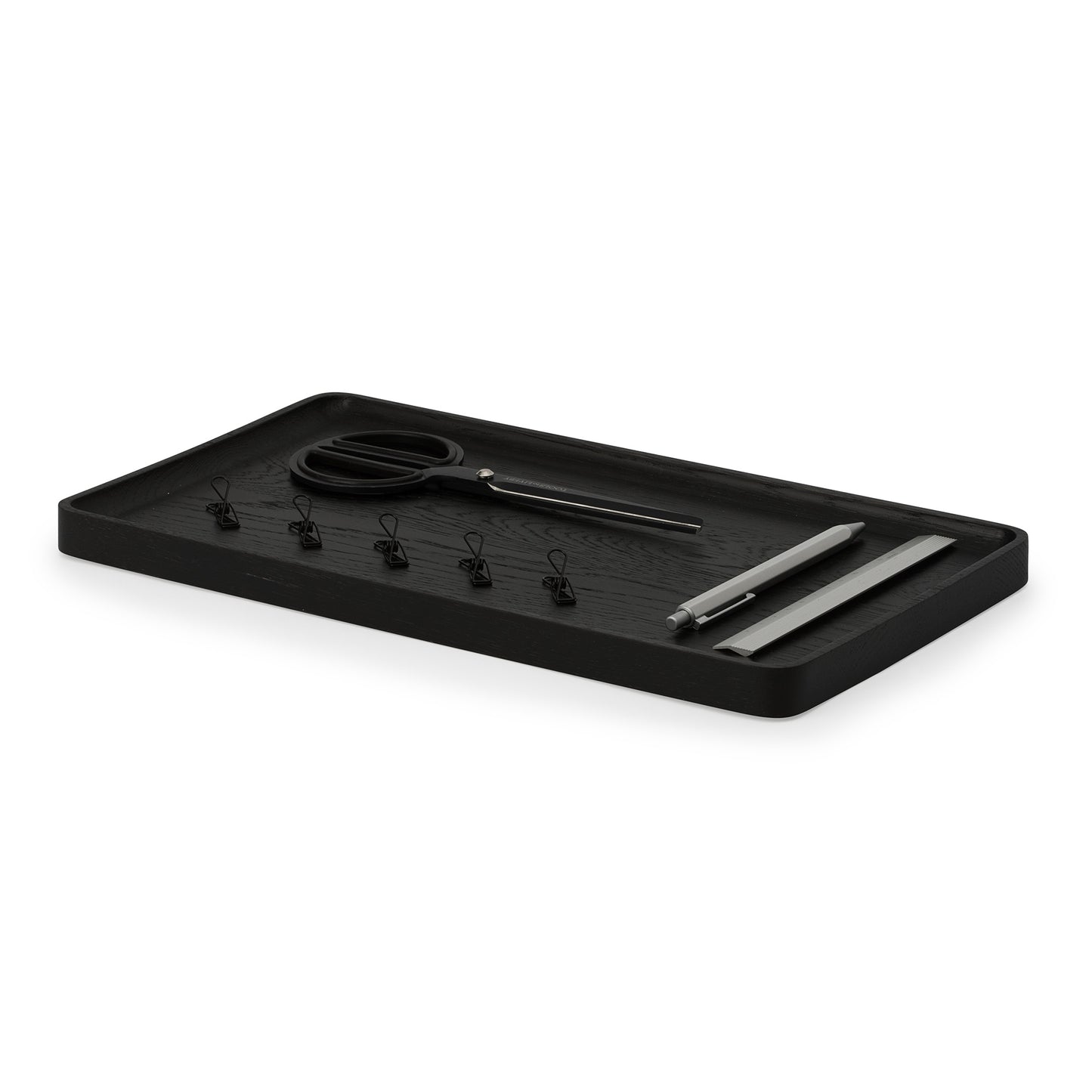 Oakywood Catchall Tray Large, Black