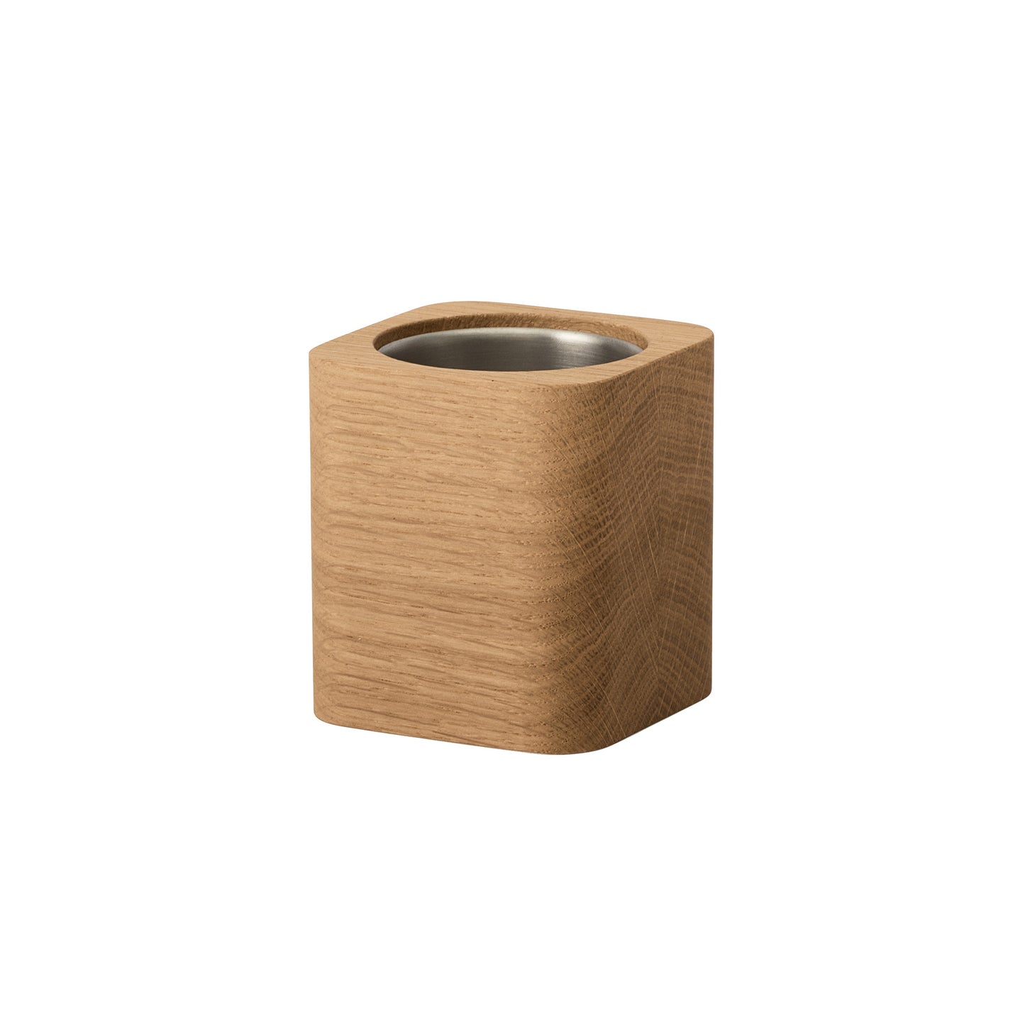 Oakywood Cubic Pot, Oak