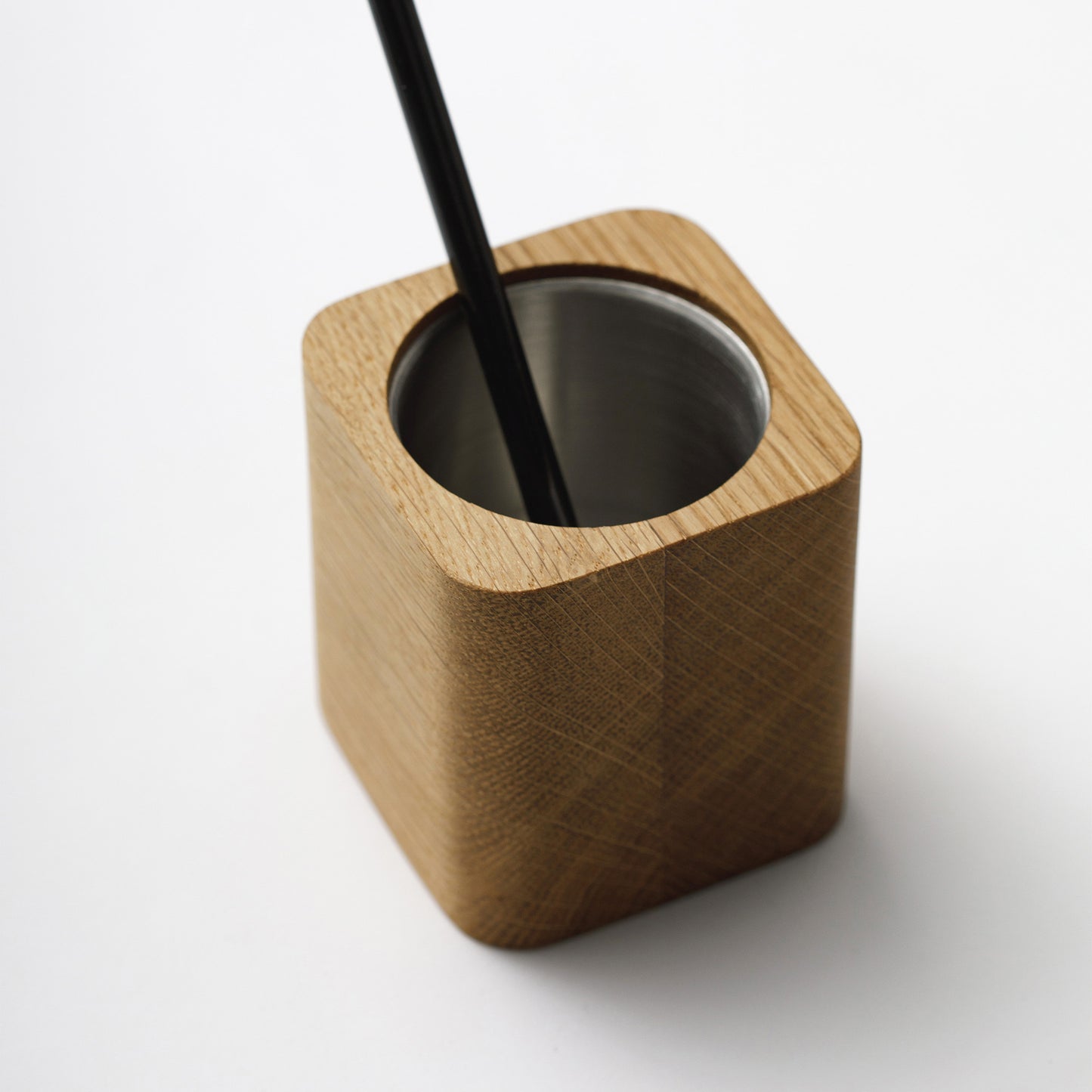 Oakywood Cubic Pot, Oak
