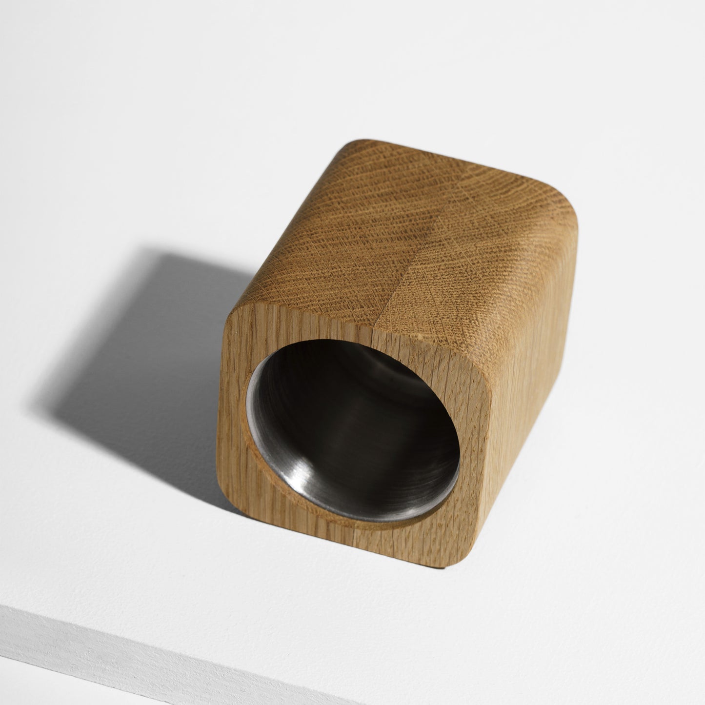 Oakywood Cubic Pot, Oak