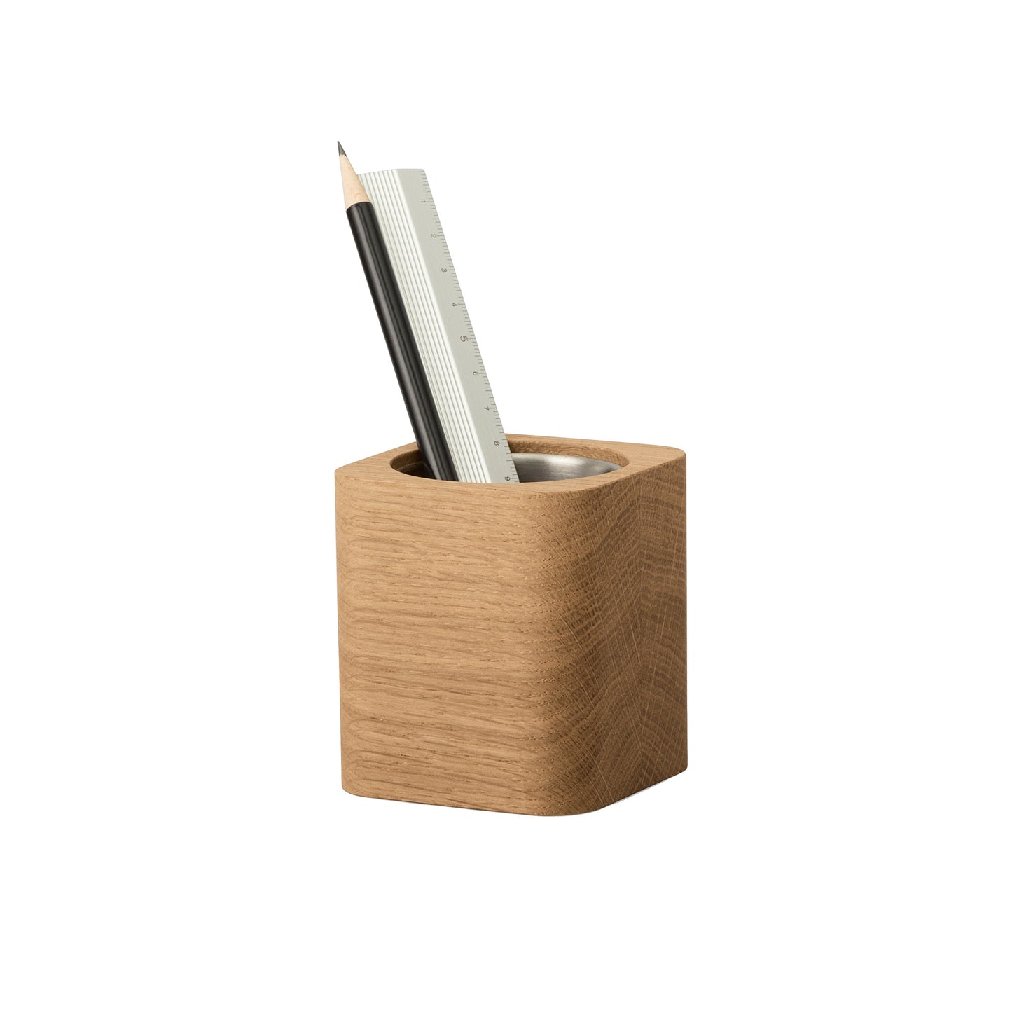 Oakywood Cubic Pot, Oak