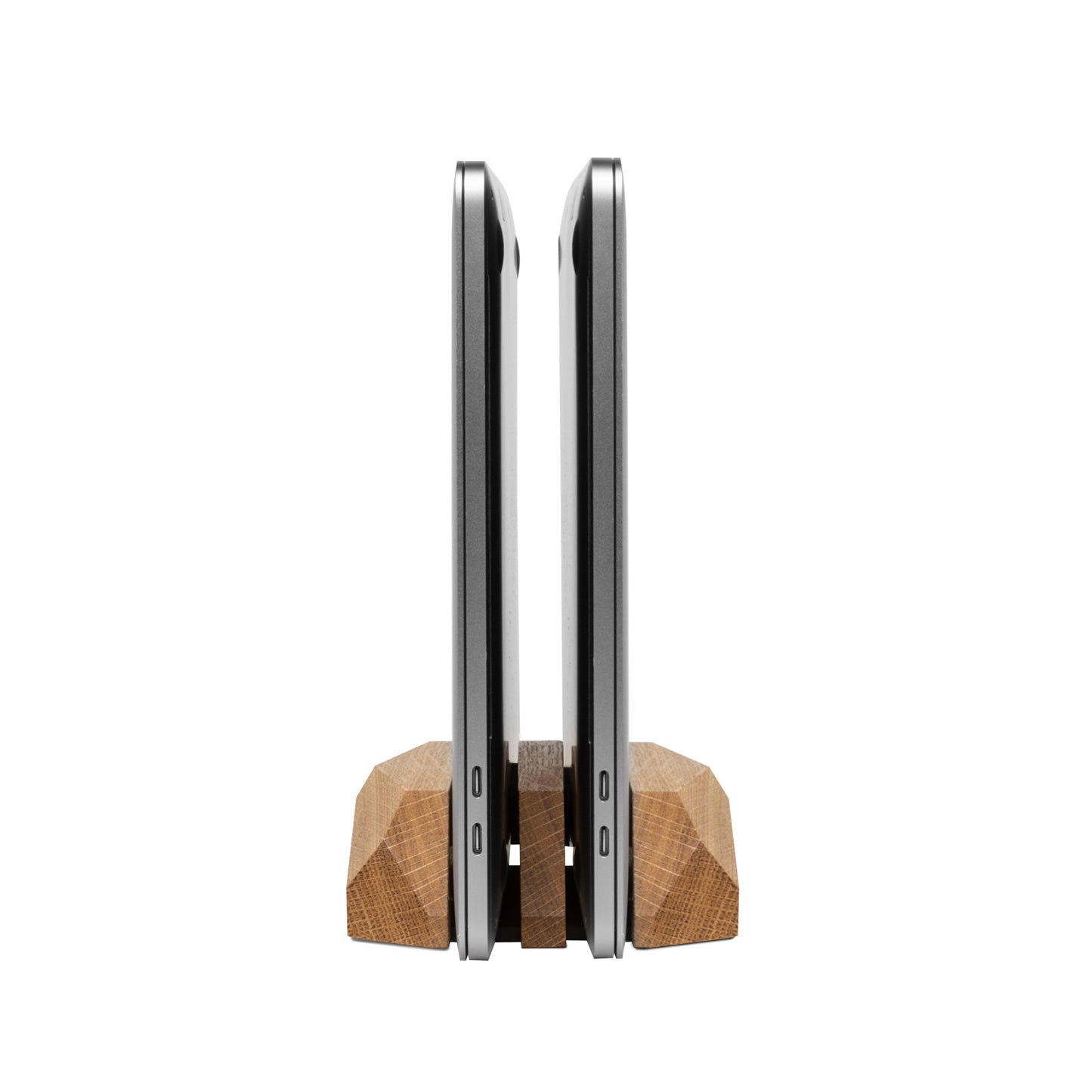 Oakywood Dual Laptop Dock, Oak