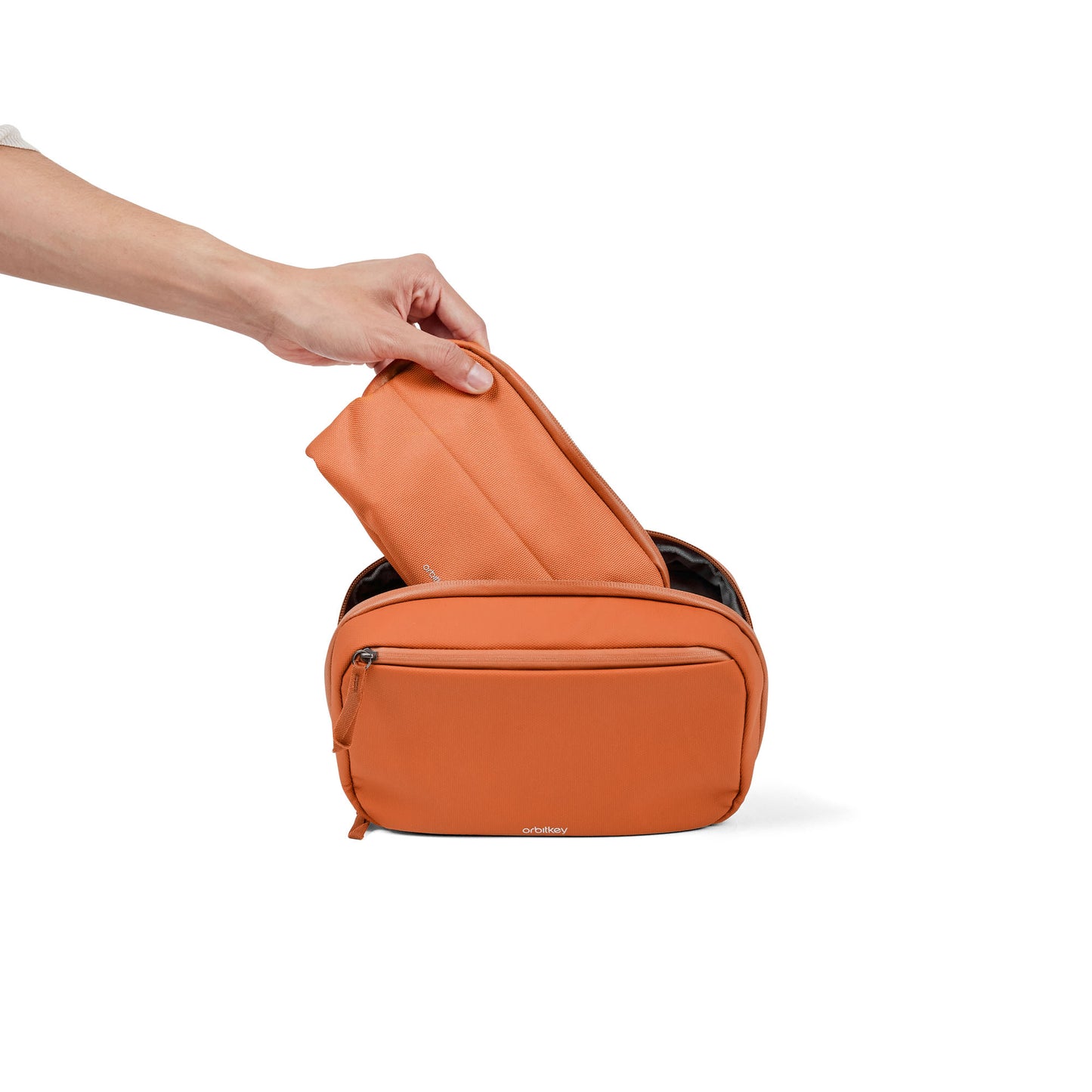 Orbitkey 2-in-1 Tech Pouch, Terracotta