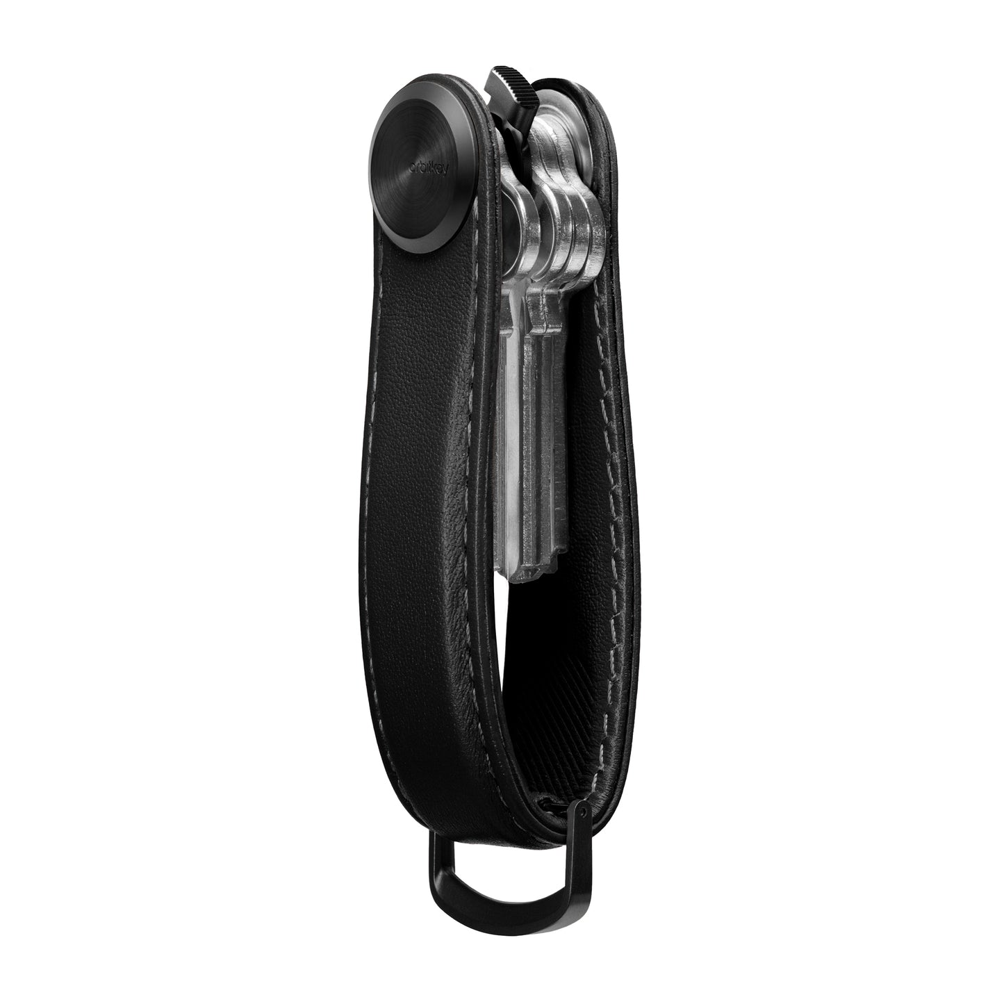 Orbitkey Key Organiser Pro Leather, Blackout