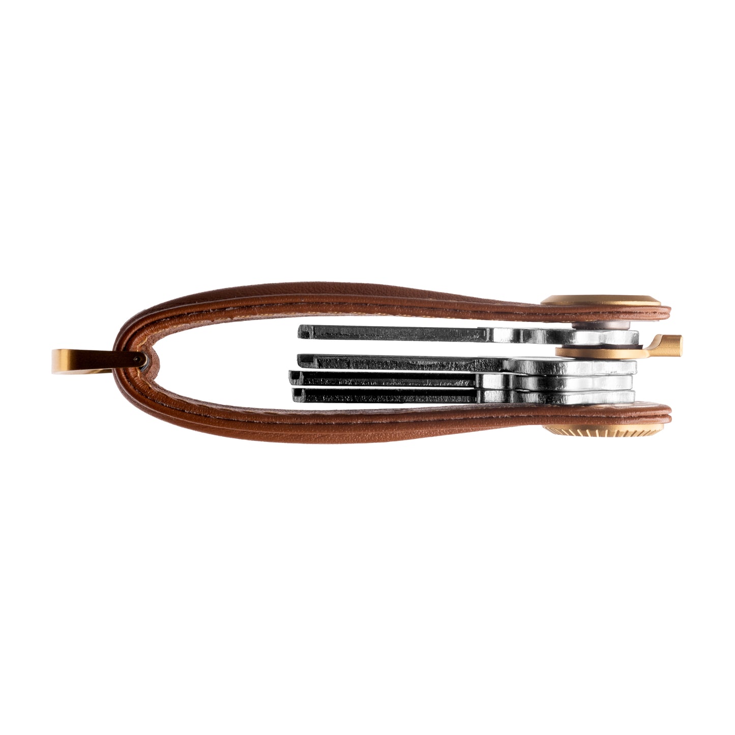 Orbitkey Key Organiser Pro Leather, Cedar