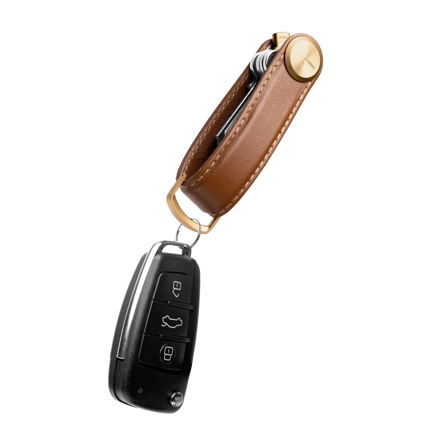 Orbitkey Key Organiser Pro Leather, Cedar