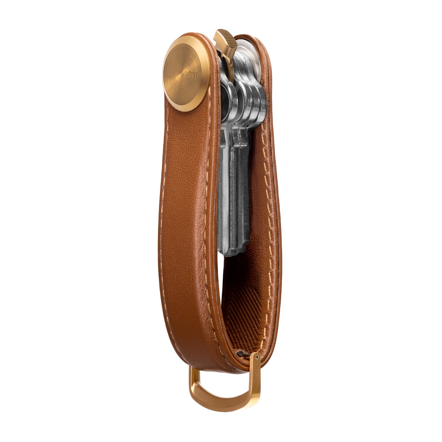 Orbitkey Key Organiser Pro Leather, Cedar