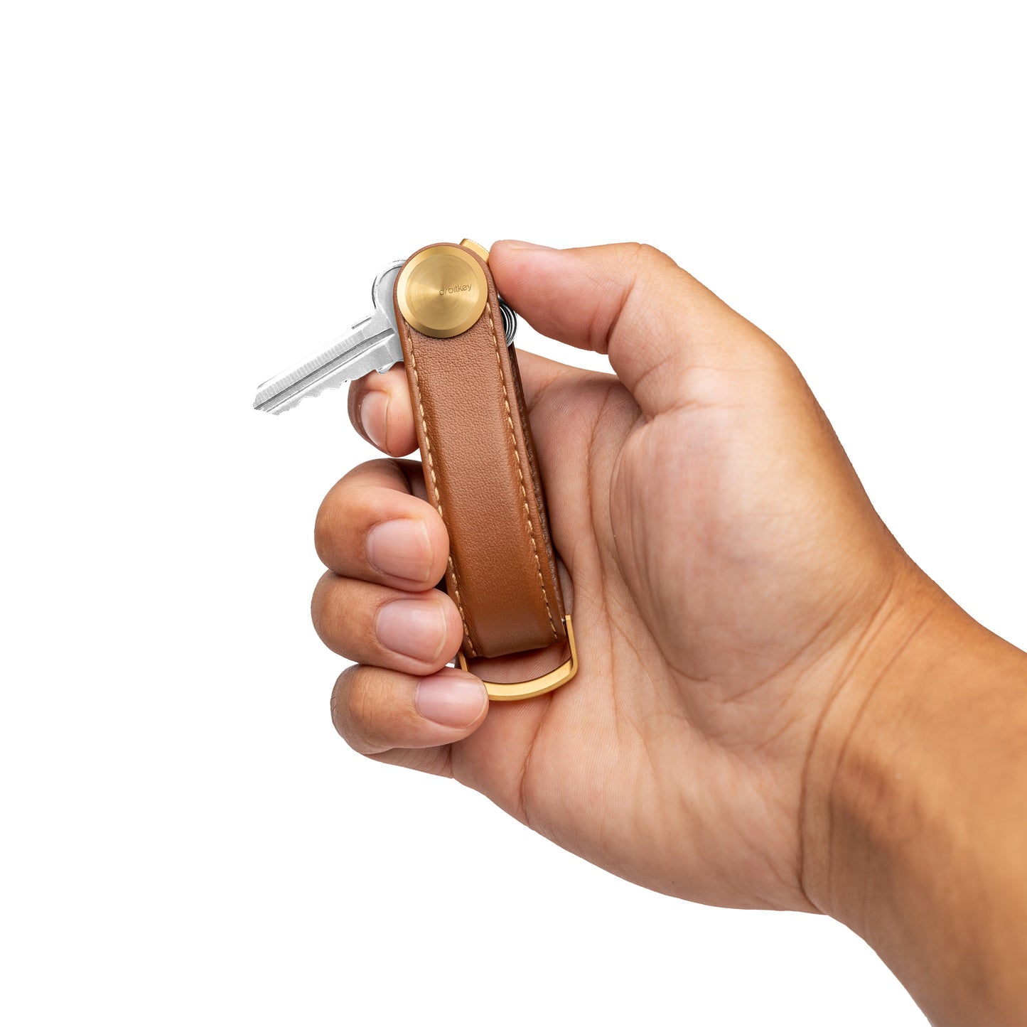 Orbitkey Key Organiser Pro Leather, Cedar