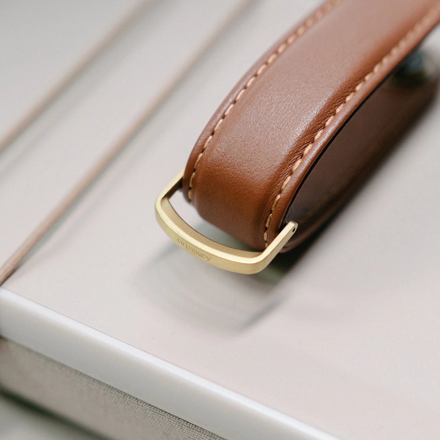 Orbitkey Key Organiser Pro Leather, Cedar