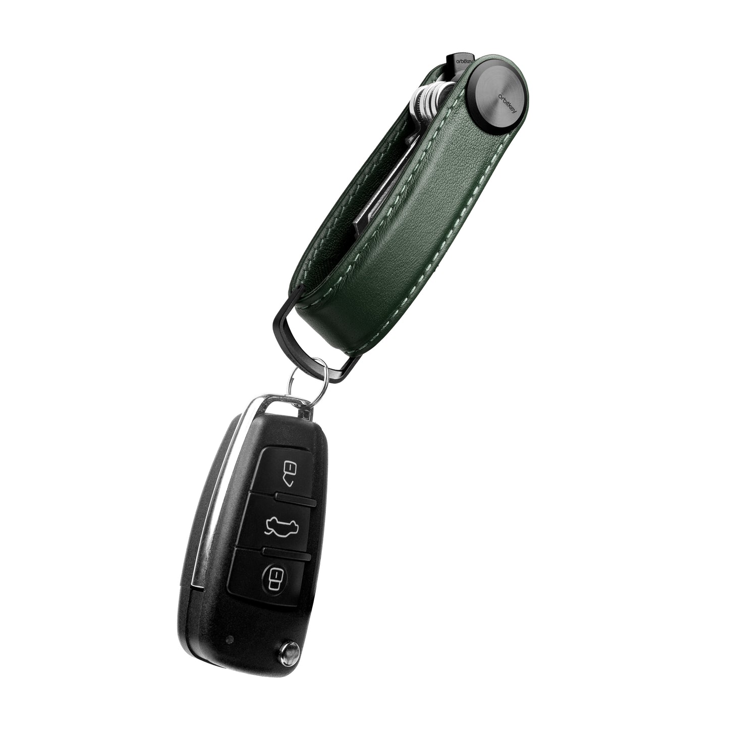 Orbitkey Key Organiser Pro Leather, Evergreen