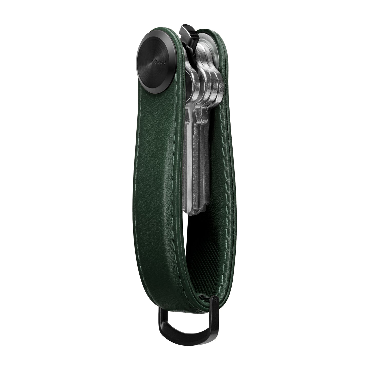 Orbitkey Key Organiser Pro Leather, Evergreen