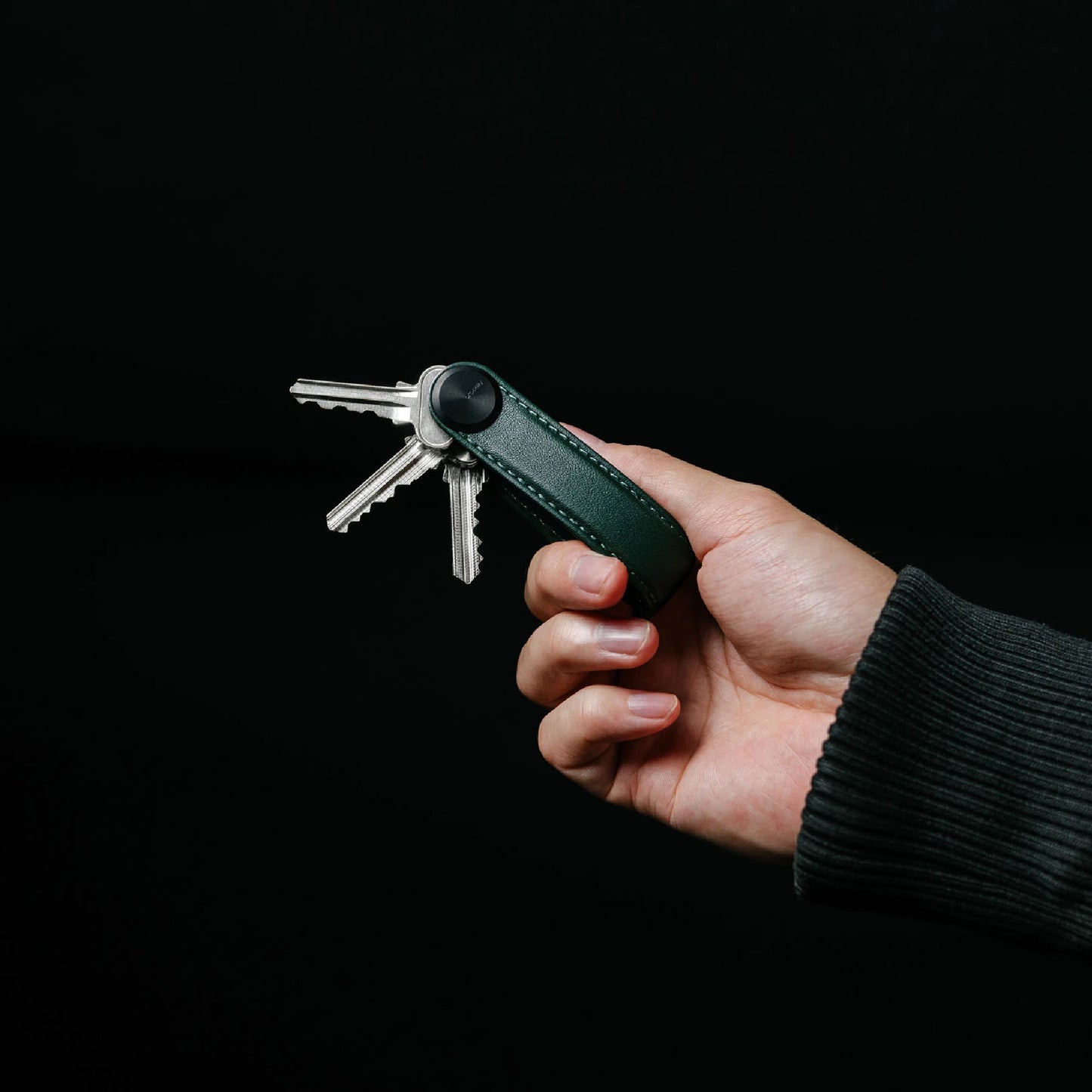 Orbitkey Key Organiser Pro Leather, Evergreen