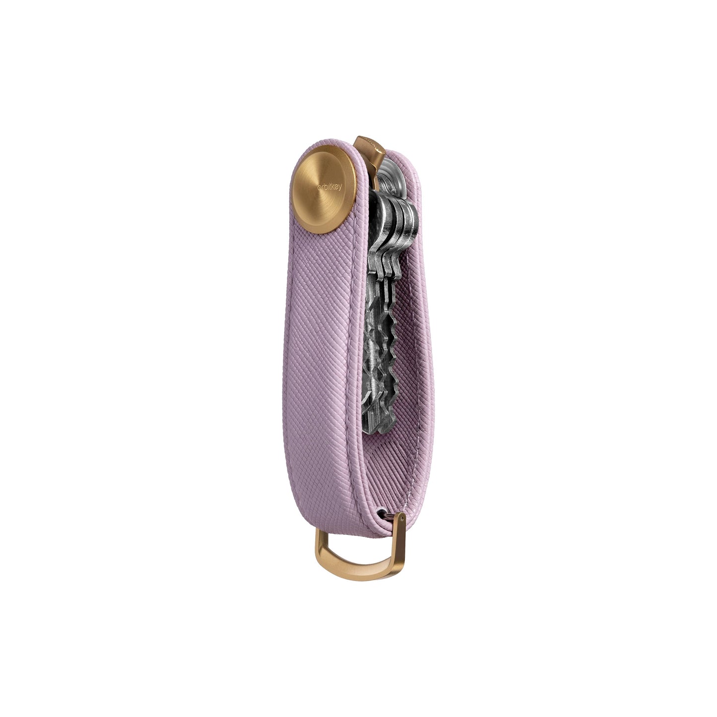 Orbitkey Key Organiser Pro Saffiano Leather, Lilac