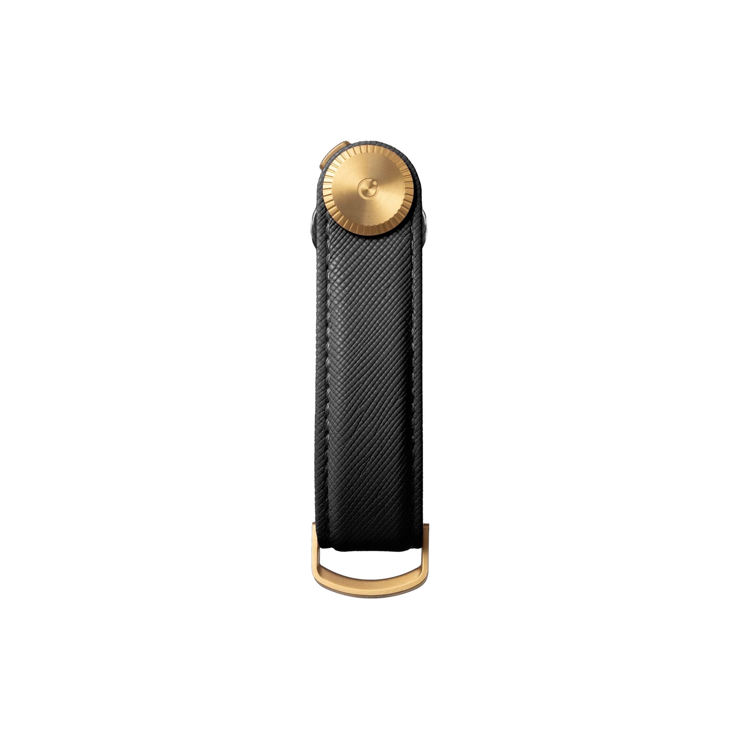 Orbitkey Key Organiser Pro Saffiano Leather, Liquorice Black