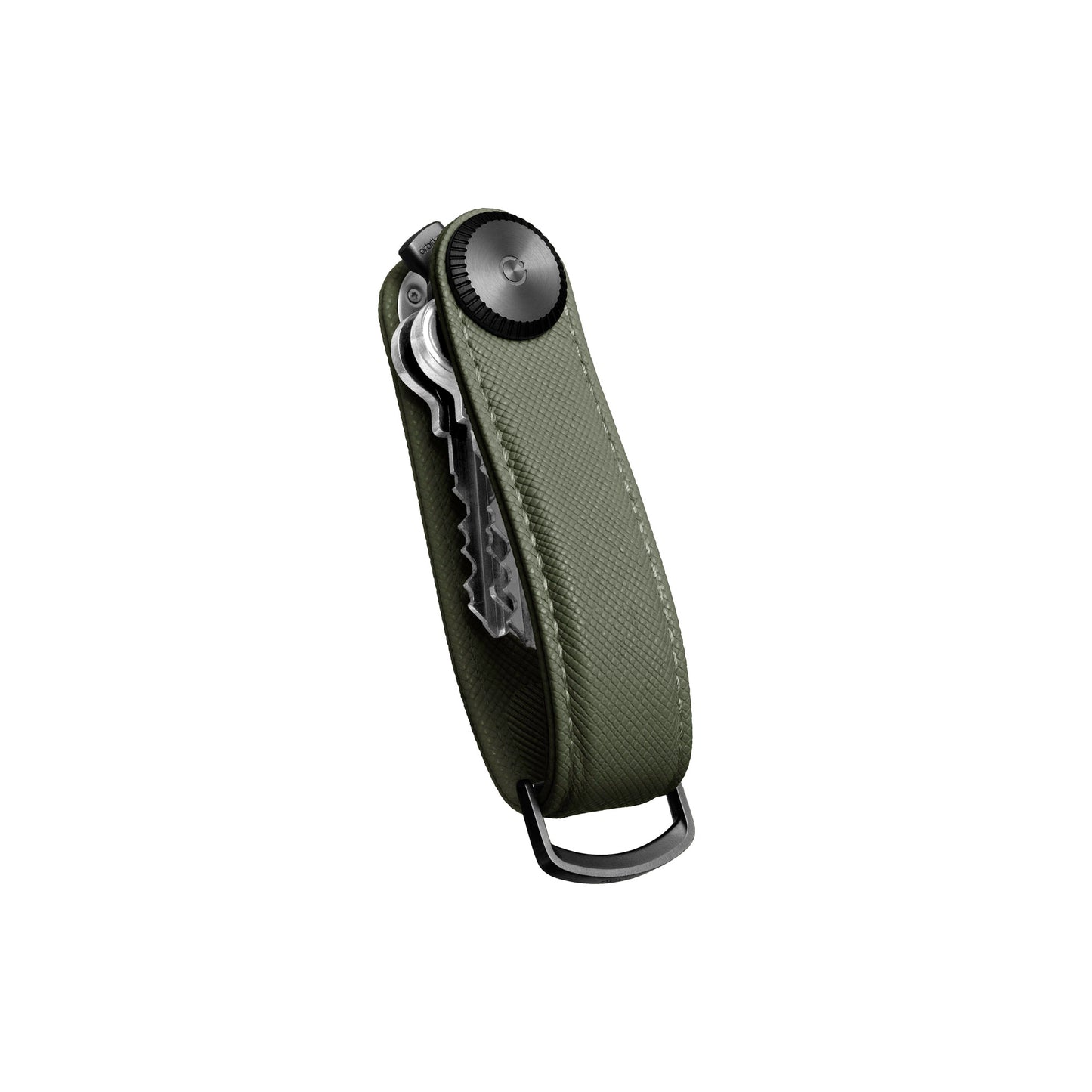 Orbitkey Key Organiser Pro Saffiano Leather, Olive