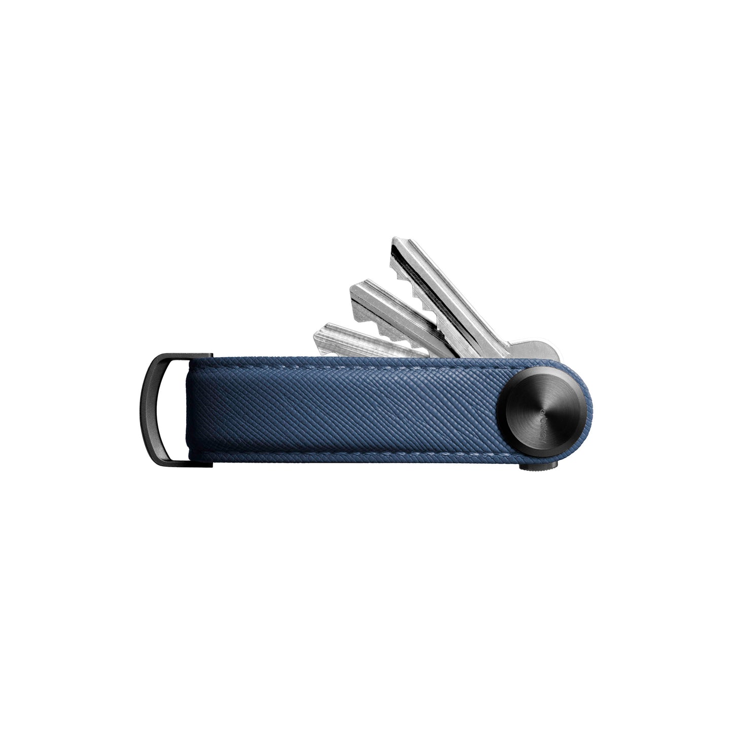 Orbitkey Key Organiser Pro Saffiano Leather, Oxford Navy