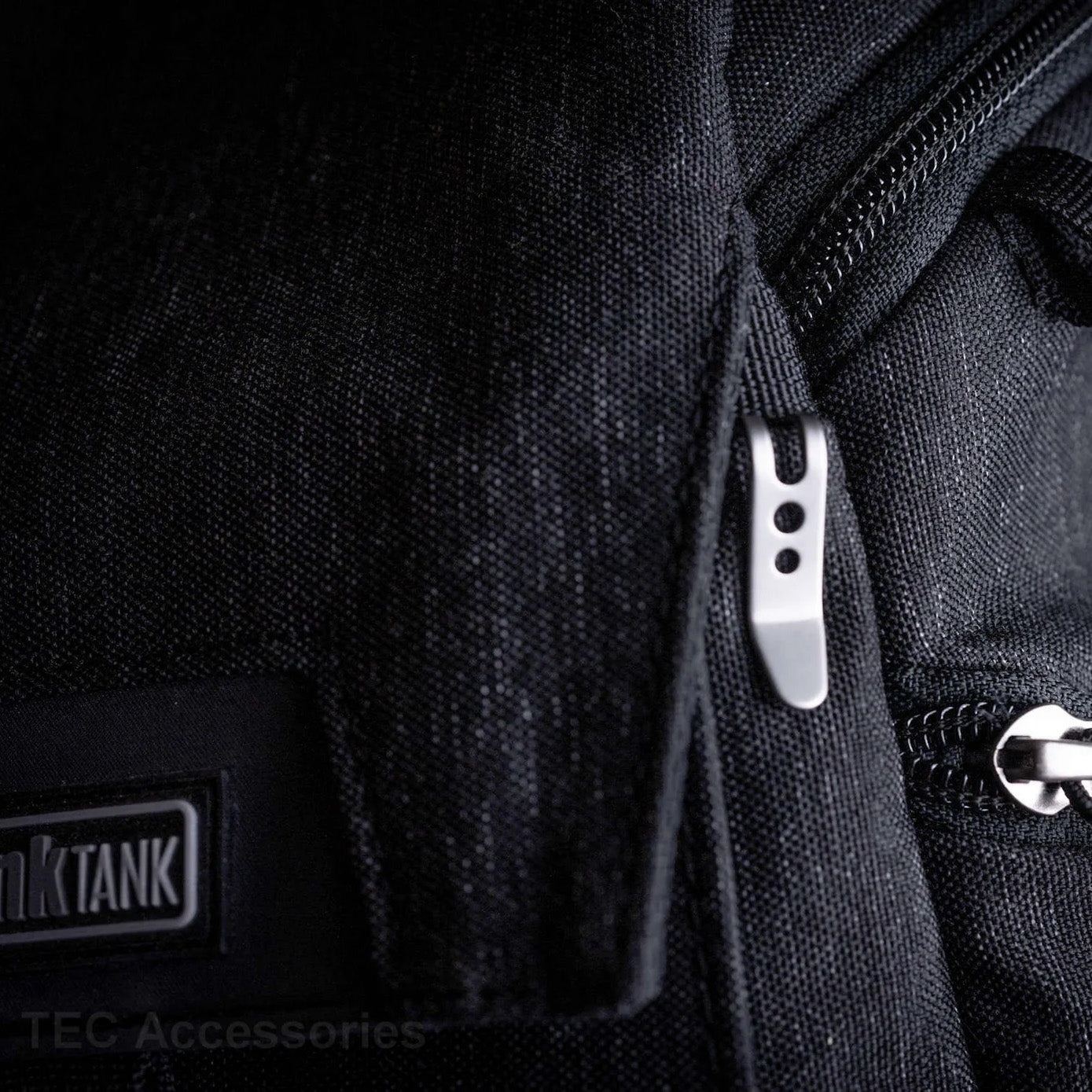 TEC-Accessoires P-7 Suspension Clip Single, Bead Blasted Stainless Steel