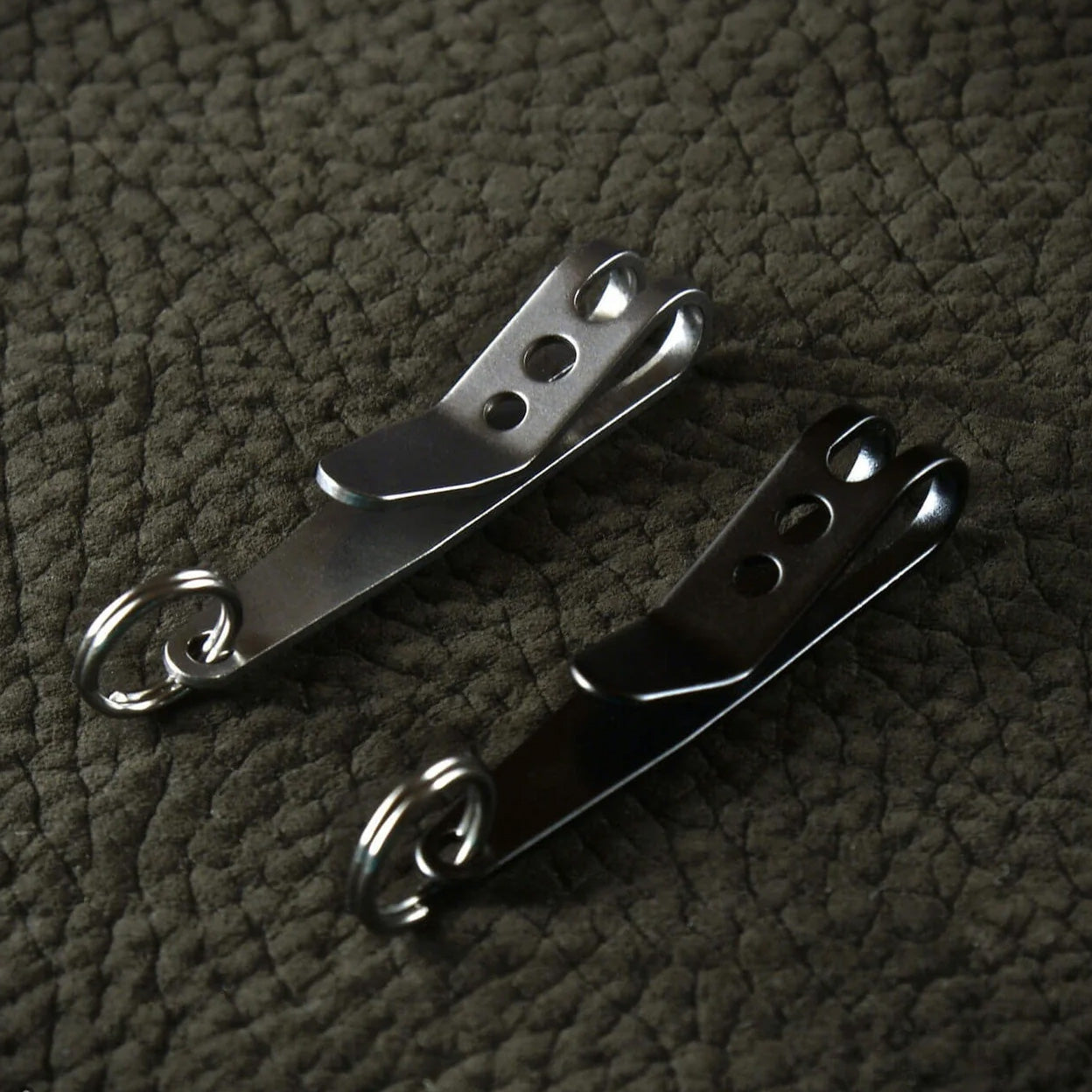 TEC-Accessoires P-7 Suspension Clip Single, Bead Blasted Stainless Steel
