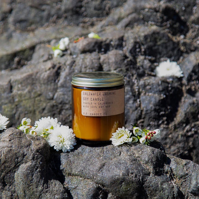 P.F. Candle Co. Duftlys, Saltwater Jasmine
