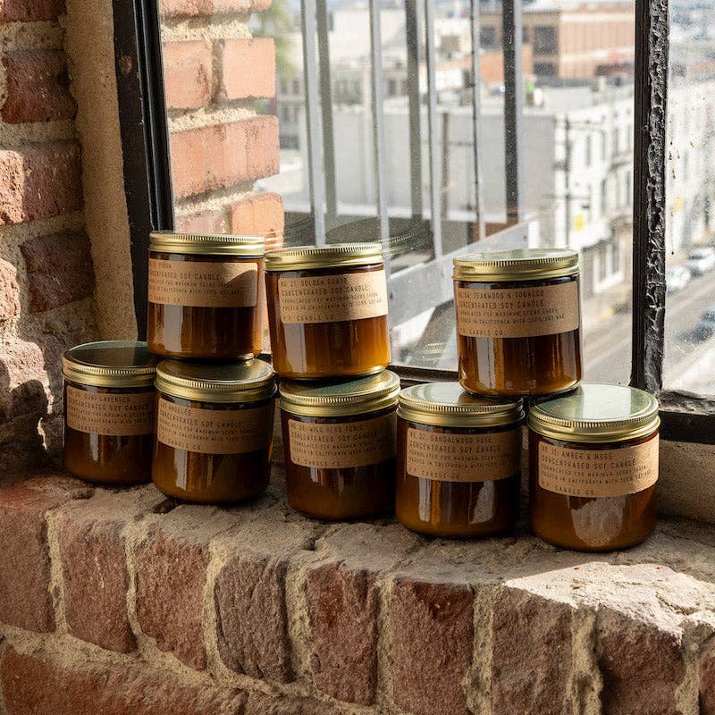 P.F. Candle Co. Duftlys, NO. 04 Teakwood & Tobacco, Large Concentrated