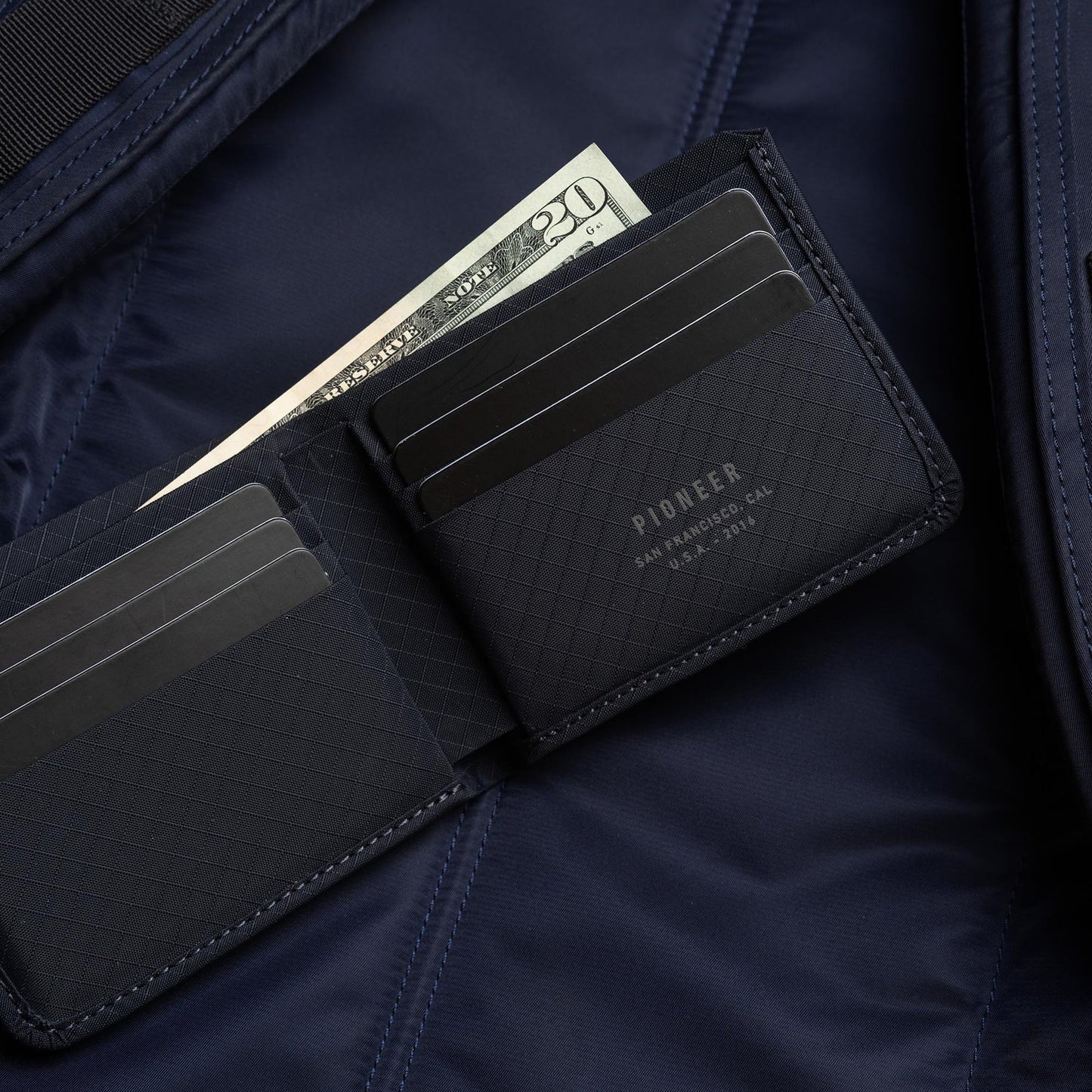 Pioneer Division Billfold, Navy 3XD™
