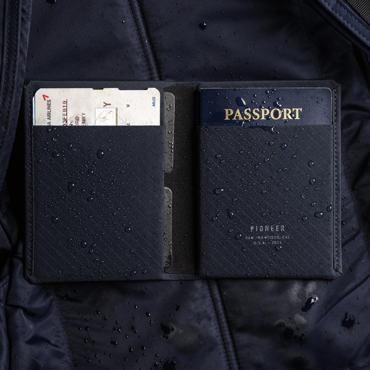 Pioneer Passport Wallet, Navy 3XD™