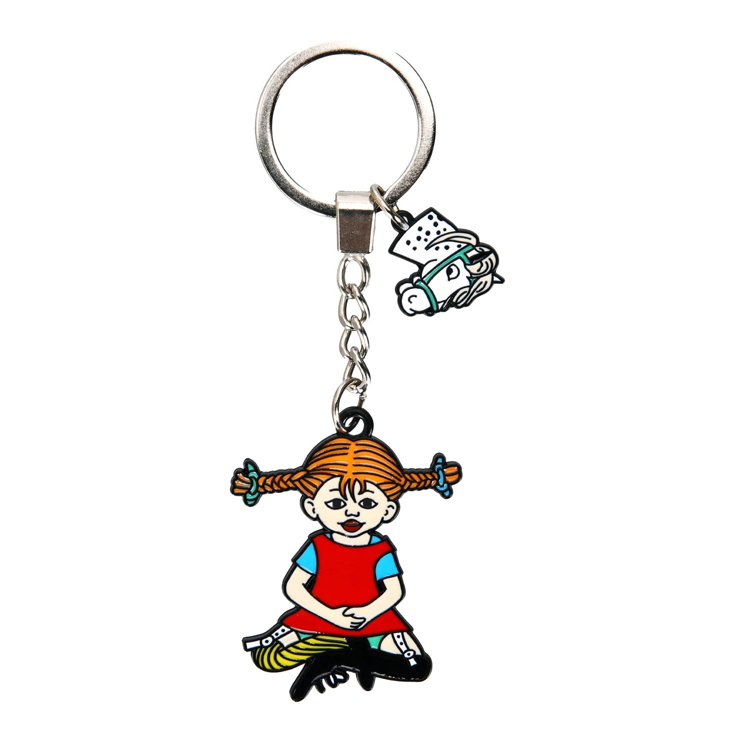 Nordicbuddies Pippi Metal Key Ring, Pippi