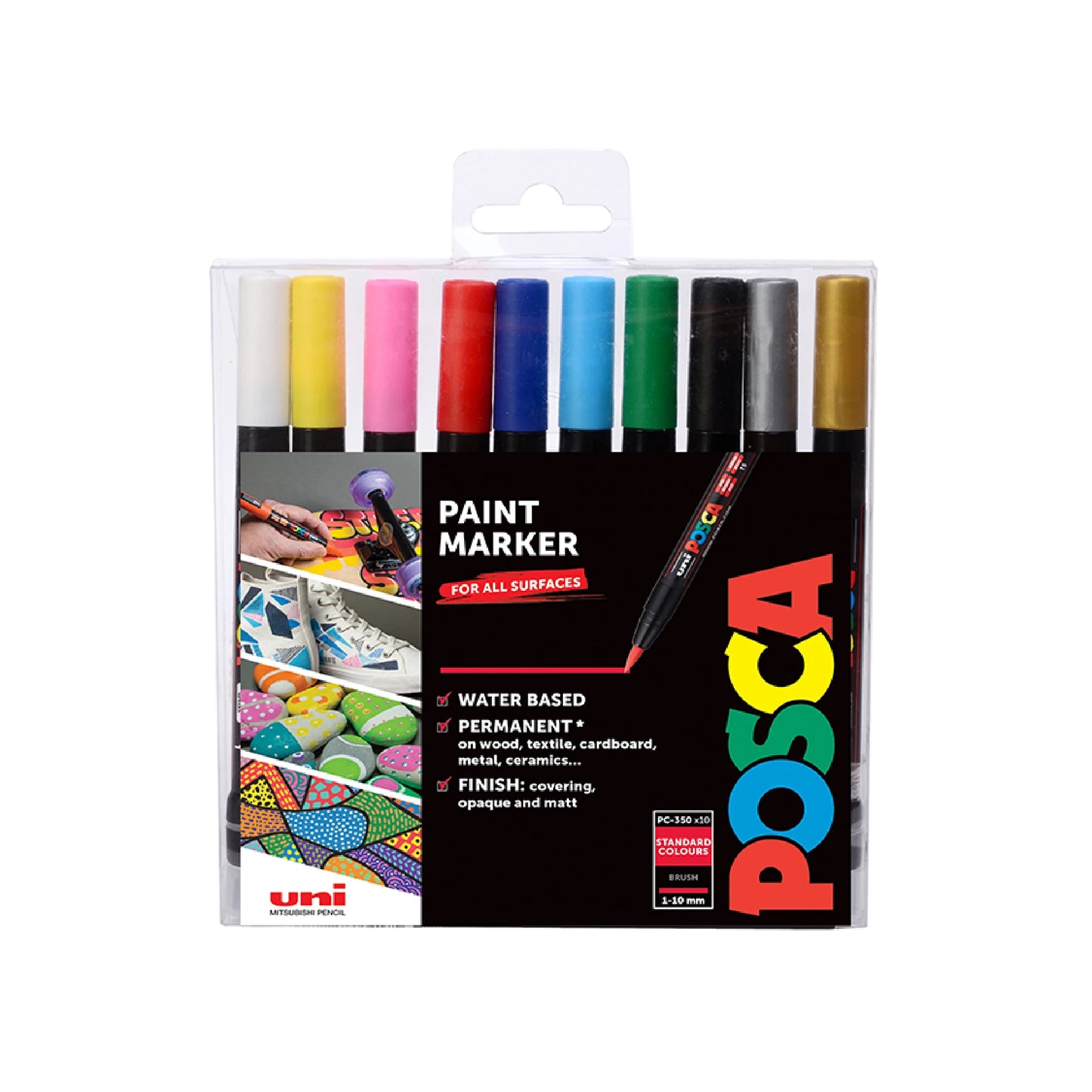 POSCA PCF-350, Standard 10-pakk
