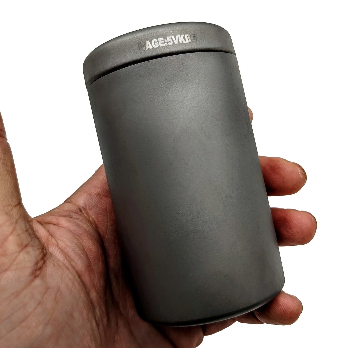 CountyComm Large Ultralite Titanium Press Fit Capsule