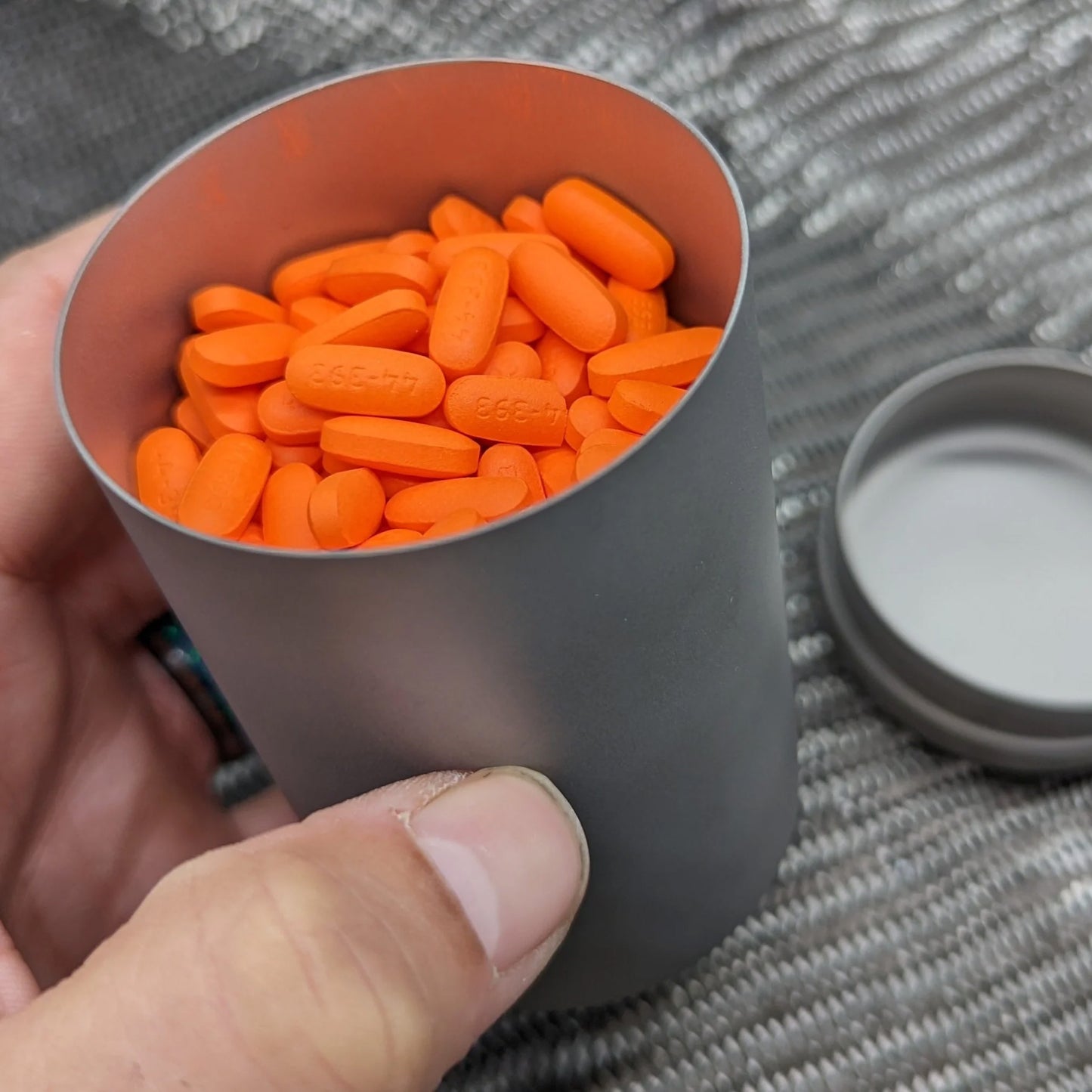CountyComm Large Ultralite Titanium Press Fit Capsule