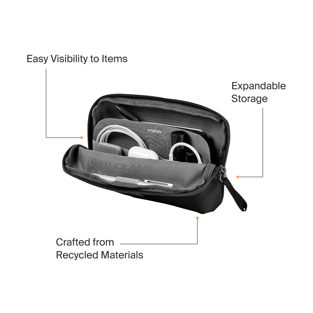 Orbitkey Desk Pouch Limited Edition, Plum