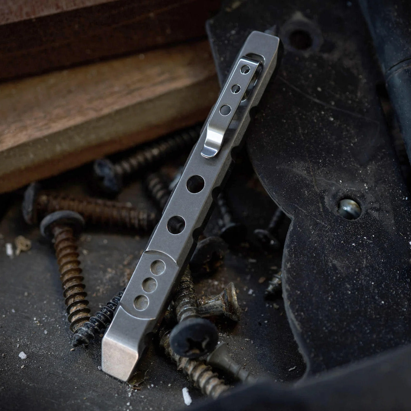 TEC-Accessoires Ti-Pry Titanium Pry Bar Pocket Edition