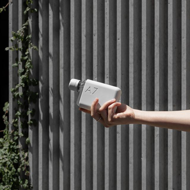 Memobottle™ A7 Transparent Bundle 180ml, Cool Grey