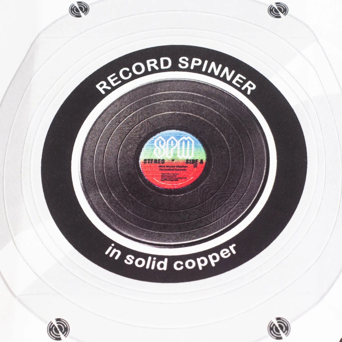 Shire Post Mint Record Spinner, Blackened Copper